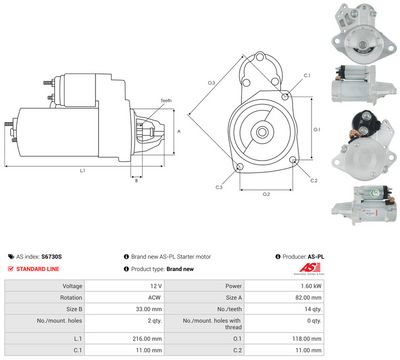 STARTER AS-PL S6730S 4