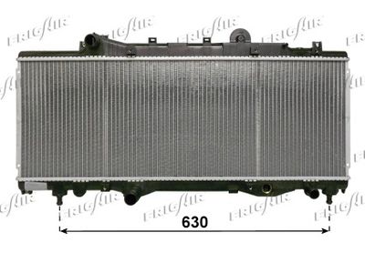 Радиатор, охлаждение двигателя FRIGAIR 0104.3000 для FIAT PUNTO