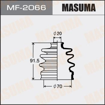 Комплект пыльника, приводной вал MASUMA MF-2066 для VW LT