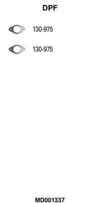 FILTRU FUNINGINE/PARTICULE SIST.DE ESAPAMENT FA1 MD001337