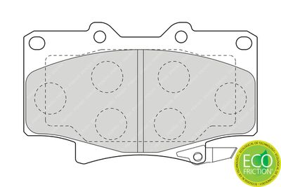 SET PLACUTE FRANA FRANA DISC FERODO FDB1502 1