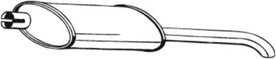 BOSAL Einddemper (185-021)