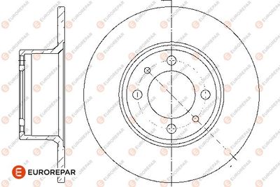 EUROREPAR 1667862880 Тормозные диски для LADA NOVA