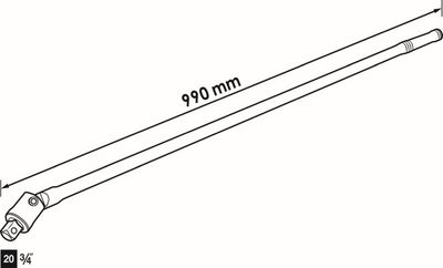 Umschaltknarre VIGOR V4883