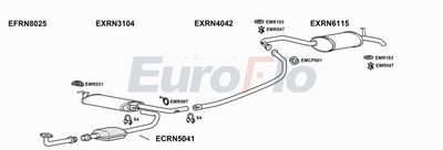 Układ wydechowy EUROFLO RN25281004