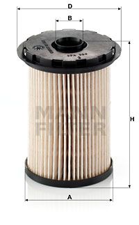 Топливный фильтр MANN-FILTER PU 731 x для OPEL MOVANO
