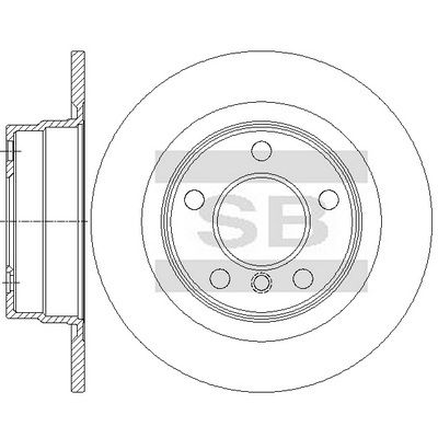 спирачен диск Hi-Q SD5215
