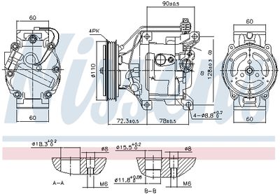 Compressor, air conditioning 890047