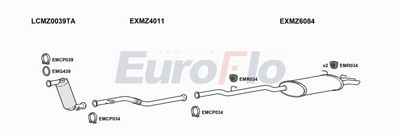 Układ wydechowy EUROFLO MZC2021D0198LHD