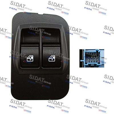 Выключатель, стеклолодъемник SIDAT 5.145443A2 для FIAT QUBO