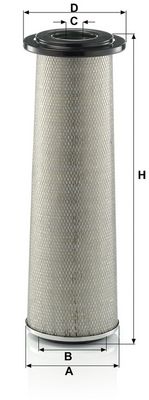 Filtru aer MANN-FILTER C 19 620