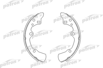 Комплект тормозных колодок PATRON PSP276 для FORD USA PROBE