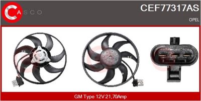 VENTILATOR RADIATOR CASCO CEF77317AS