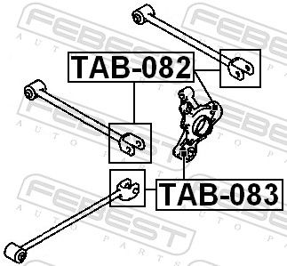 SUPORT TRAPEZ FEBEST TAB083 1