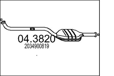 Katalizator MTS 04.3820