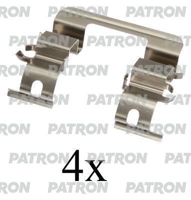 Комплектующие, колодки дискового тормоза PATRON PSRK1330 для KIA PICANTO