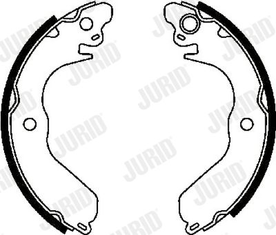 JURID 361938J Ремкомплект барабанных колодок  для PROTON  (Протон Wира)