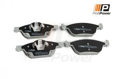 stabdžių trinkelių rinkinys, diskinis stabdys 1B1254 ProfiPower