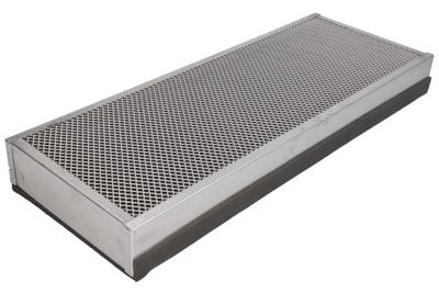 Cabinefilter 465x179x53, met actieve kool, voor bestrijdingsmiddelen past: VALTRA M 120, M 130, M 150, T 120, T 130, T 132 DIRECT, T 132 VERSU, T 133 HITECH, T 140, T 151E HITECH, T 153 HITECH