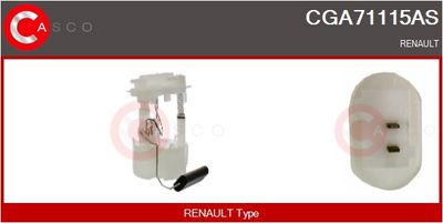 SISTEM ALIMENTARE CU COMBUSTIBIL CASCO CGA71115AS