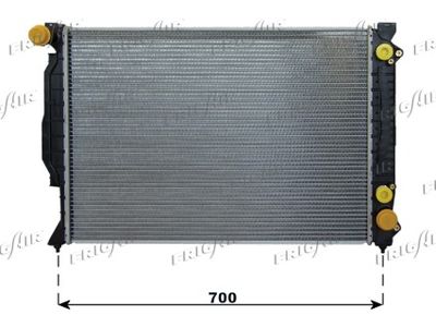 FRIGAIR 0110.3007 Радиатор охлаждения двигателя для AUDI A6 C5 Avant (4B5)