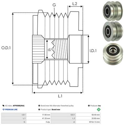 SISTEM ROATA LIBERA GENERATOR AS-PL AFP0088INA 3