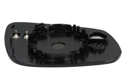 Zijspiegel glas Links (in reliëf, met verwarming) past: CHEVROLET SPARK  OPEL KARL 01.15-