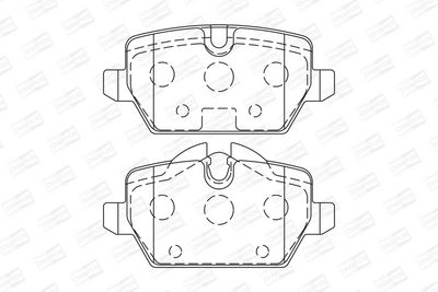 BREMSBELAGSATZ SCHEIBENBREMSE CHAMPION 573136CH 1