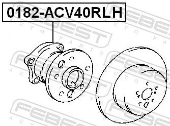 Wheel Hub 0182-ACV40RLH