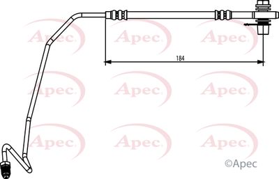 Brake Hose APEC HOS3872