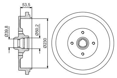 BOSCH Bremstrommel