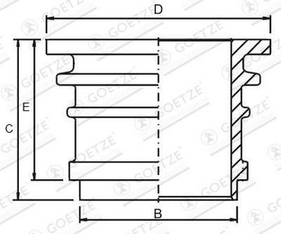 ZYLINDERLAUFBUCHSE GOETZE ENGINE 1400024000