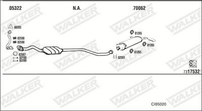 SISTEM DE ESAPAMENT WALKER CI95020