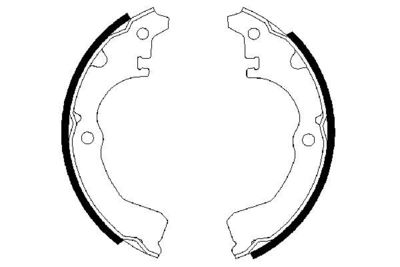 BOSCH Bremsbackensatz