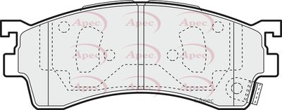 Brake Pad Set APEC PAD1100