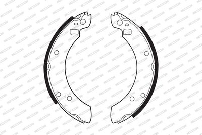 SET SABOTI FRANA FERODO FSB363 1