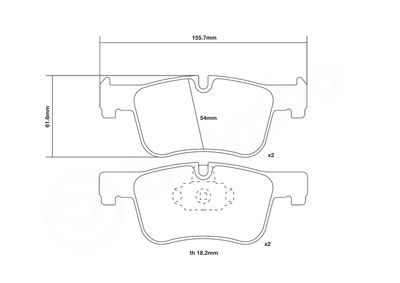 SET PLACUTE FRANA DE PERFORMANTA BREMBO 07D43542 2