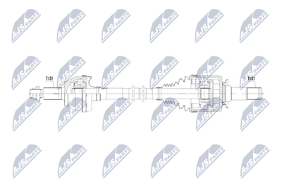 Wał napędowy NTY NPW-LR-033