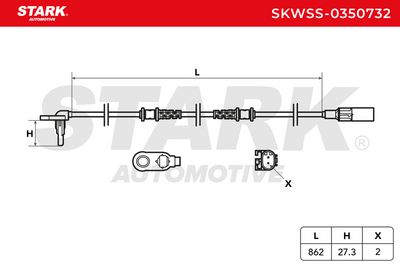 датчик, обороти на колелото STARK SKWSS-0350732