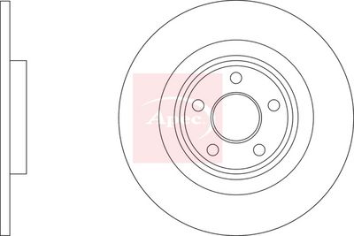 APEC Brake Disc DSK3444