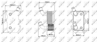 RADIATOR ULEI ULEI MOTOR NRF 31299 4