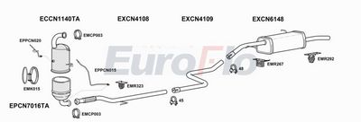 Układ wydechowy EUROFLO CNC314D1011A00