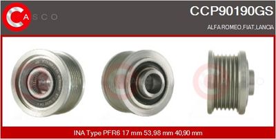FULIE ALTERNATOR CASCO CCP90190GS