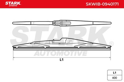 перо на чистачка STARK SKWIB-0940171
