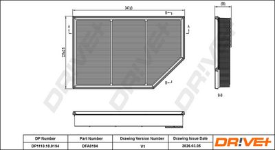 FILTRU AER DR!VE+ DP1110100194 1