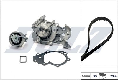 Vodní pumpa + sada ozubeného řemene DOLZ KD229