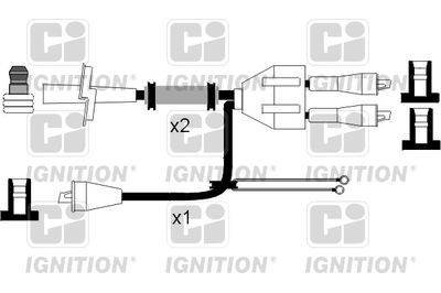 Комплект проводов зажигания QUINTON HAZELL XC1052 для FSO 126P