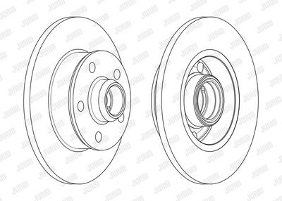 BREMSSCHEIBE JURID 561620JC1 2