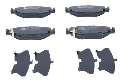Remblokken set Achter (met een dempingskussen), past: JEEP CHEROKEE, COMPASS, WRANGLER III 2.4-3.8 08.06-