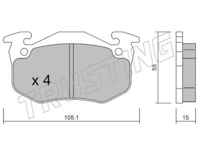 SET PLACUTE FRANA FRANA DISC TRUSTING 0385
